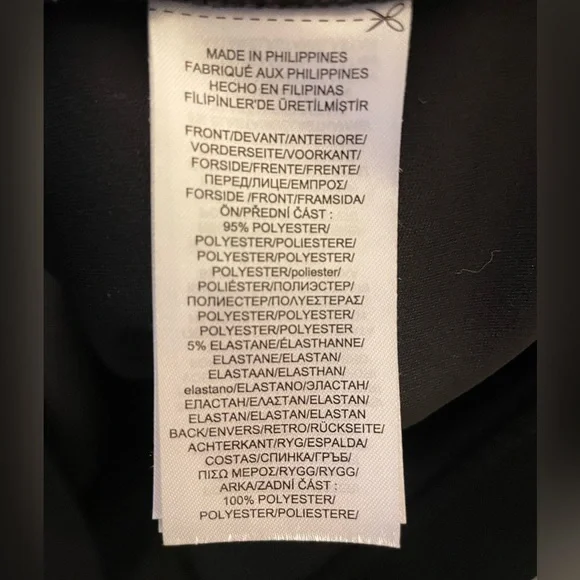 Lauren by Ralph Lauren. Black knee length dress - Picture 9 of 9